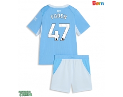 Manchester City Phil Foden #47 Replika Babytøj Hjemmebanesæt Børn 2026-27 Kortærmet (+ Korte bukser)